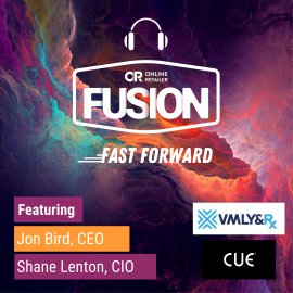 online retailer fusion podcast cue clothing vmly&r